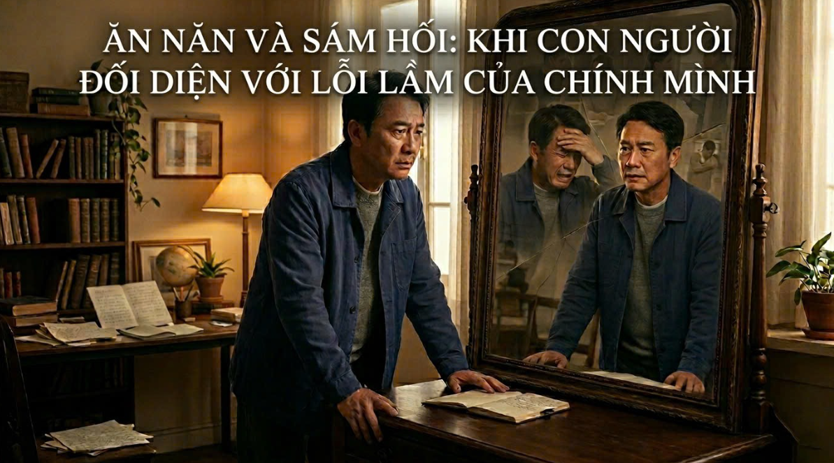 Ăn năn sám hối: Khi con người đối diện với lầm lỗi lầm của chính mình